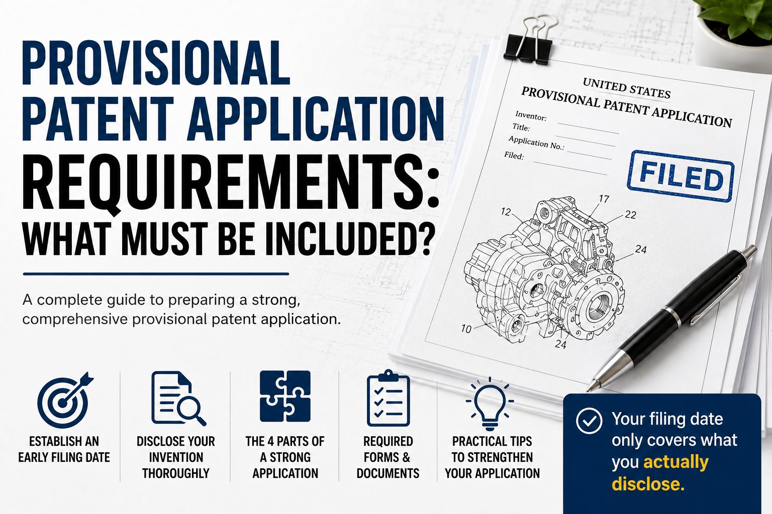Provisional Patent Application Requirements: What Must Be Included?